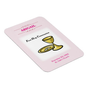 Ímã Personalizável, Corpo de Comunhão de Meninas e San