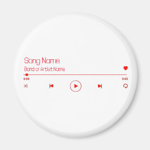 Imã Personalizável Sua Música Favorita