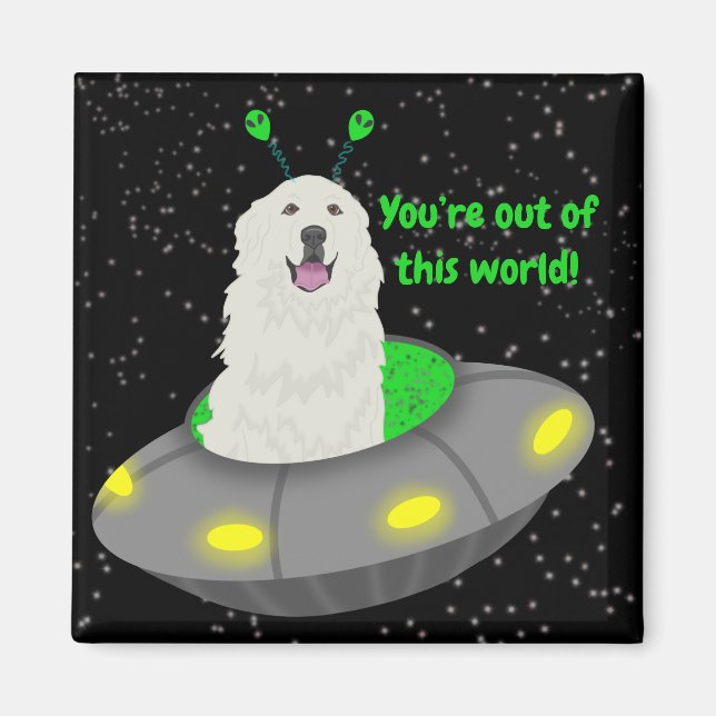 Imã Personalizável Você está fora deste mundo! (Frente)