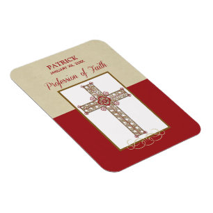 Ímã Personalize, bênçãos de RCIA na profissão da f