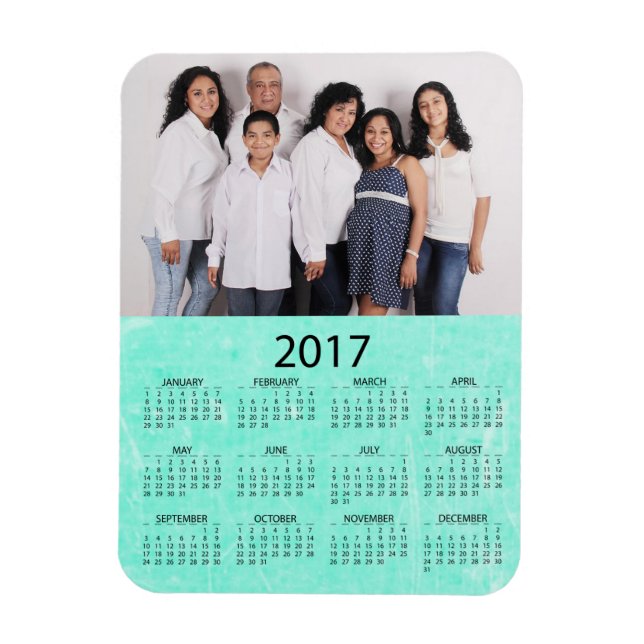 Ímã Personalize este calendário do Mini Frigorífico 20 (Vertical)