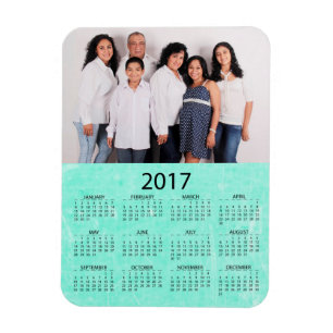 Ímã Personalize este mini calendário do refrigerador