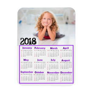 Ímã Personalize este mini calendário do refrigerador