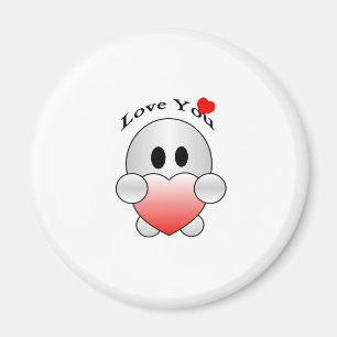 IMÃ PERSONALIZE "EU TE AMO" O CARÁTER BONITO