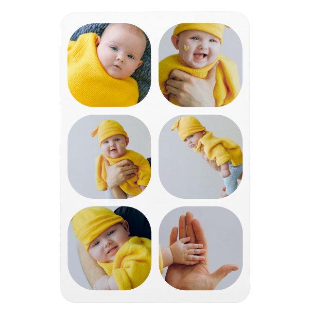 Ímã Personalize facilmente a sua própria fotografia ún (Vertical)