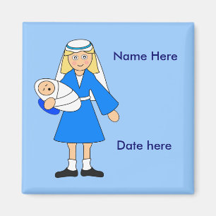 Imã Personalize-me -- A natividade Mary das crianças