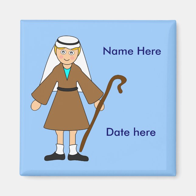 Imã Personalize-me — "Joseph" da Natividade Infantil (Frente)