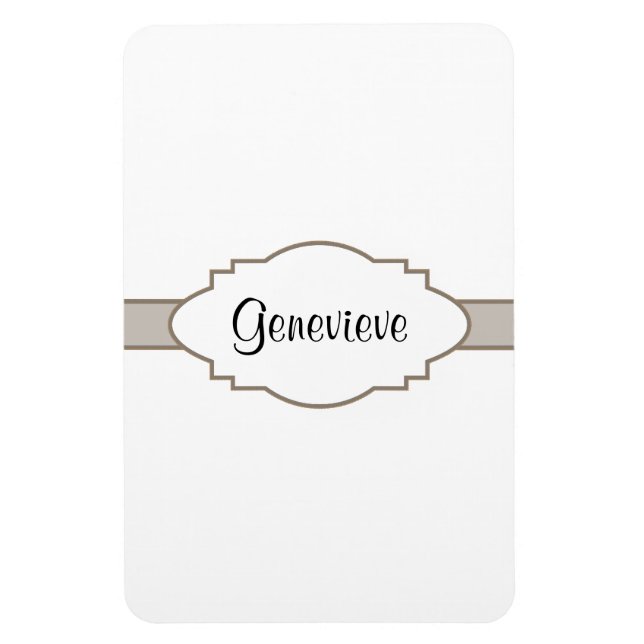 Ímã Personalize! Nameplate (Vertical)