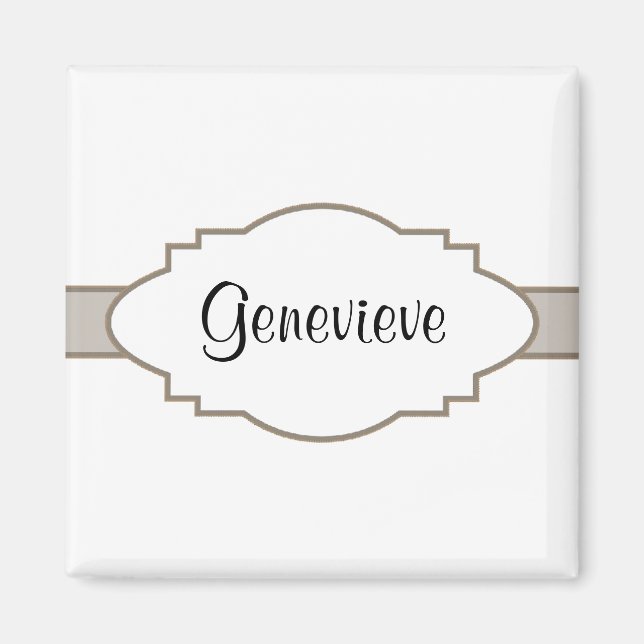 Imã Personalize! Nameplate (Frente)