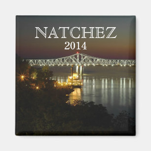 Imã PERSONALIZE O ANO - Natchez, lembrança de