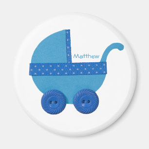 Imã Personalize o chá do bebé da carruagem de bebê