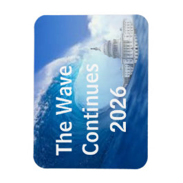 Ímã Personalize Onda Azul Eleição 2026