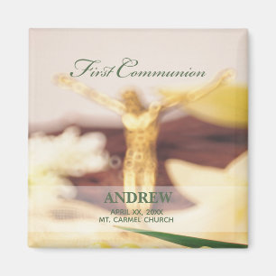 Imã Personalize, primeiros parabéns do comunhão