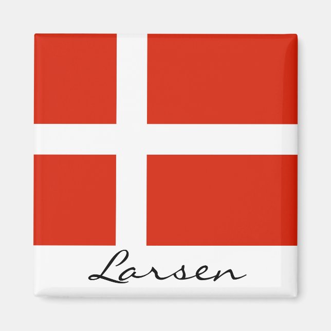 Imã Personalize seu Dannebrog! (Frente)