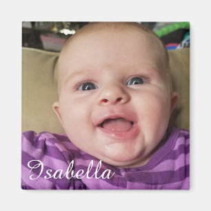 Imã Personalize seu ímã bonito da foto do bebê