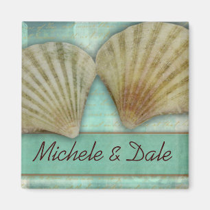 Imã Personalize seu próprio design do seashell