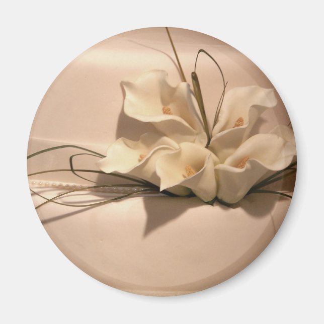 Imã Personalize seu próprio lírio calla (Frente)