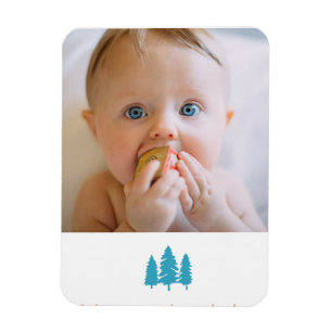 Ímã personalize sua foto memorável do bebê