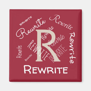 Imã Personalize this template, family name,