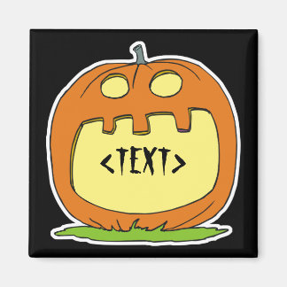 Imã Personalize um Jack-O-Lanterna,<TEXT>