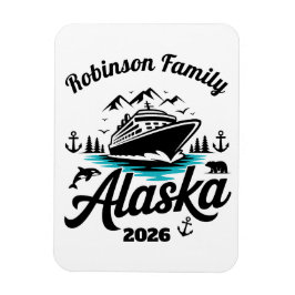 Ímã Personalized Alaska Cruise Door Marker