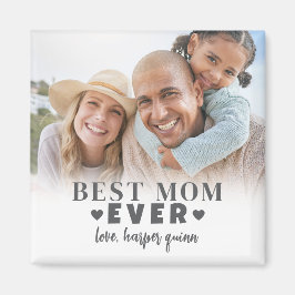 Imã Personalized Best Mom Photo