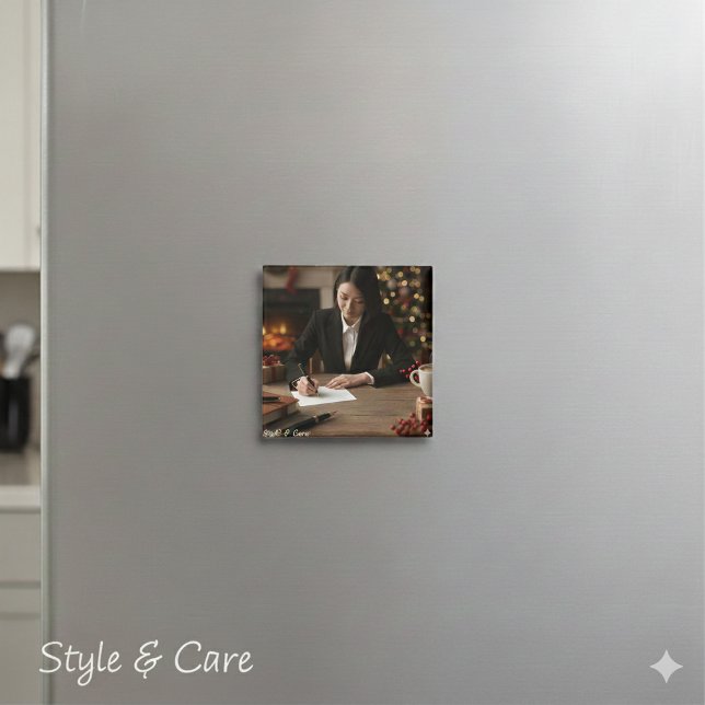 Imã Personalized Business Logo or Image Square (Personalized Business Logo or Image Square Magnet)