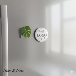 Imã Personalized Business Logo Round