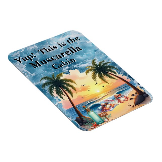 Ímã Personalized Cruise Cabin Door (Lado Direito)