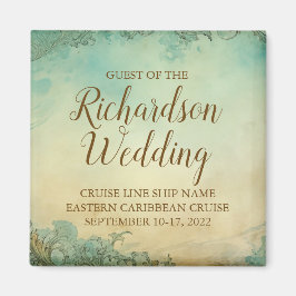 Imã Personalized Cruise Wedding Guest Keepsake