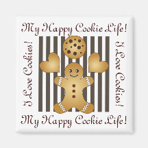 Personalized Cute Gingerbread Man Cookie