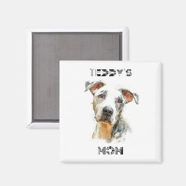 Imã Personalized Dog Mom Magnet | Custom Gift