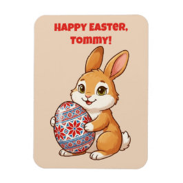 Ímã Personalized Easter Bunny Magnet | Vinyl Glossy