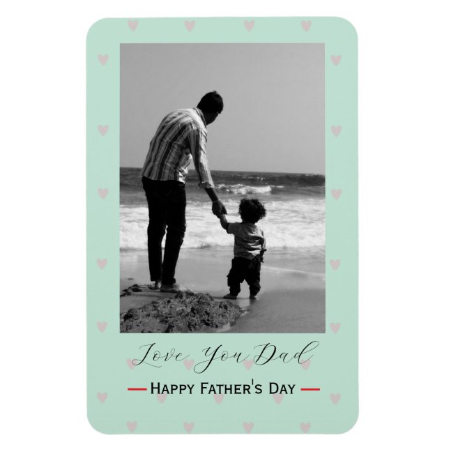 Ímã Personalized Father’s Day Photo Fridge Magnet (Vertical)