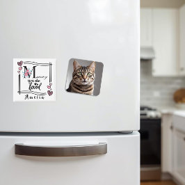 Imã Personalized Floral Mommy Magnet