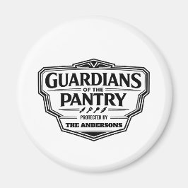 Imã Personalized Guardians of the Pantry Magnet