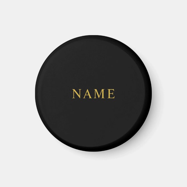 Imã Personalized Magnet Featuring Your Custom Name Des (Frente)