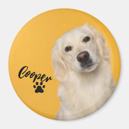 Imã Personalized Pet  Photo Dog Lover with Photo
