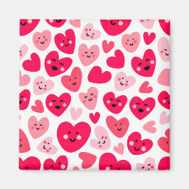 Imã Personalized Red Heart Happy Valentine’s Day Lover