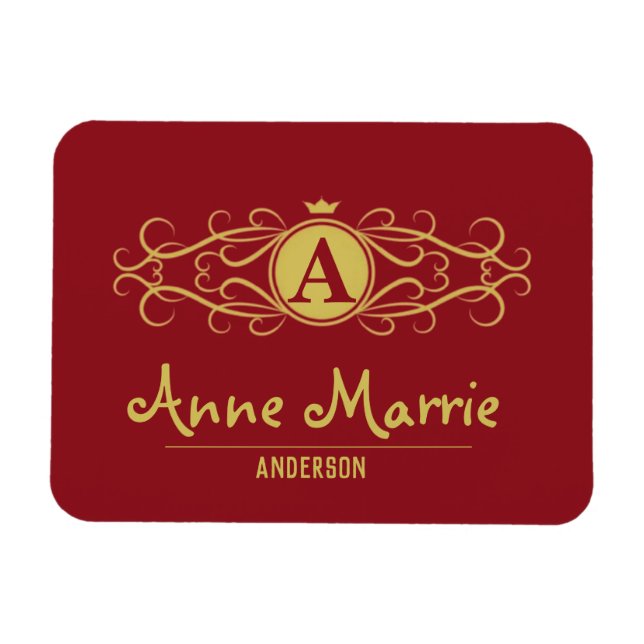 Ímã Personalized Rose Dial Women’s Elegant Custom Time (Horizontal)