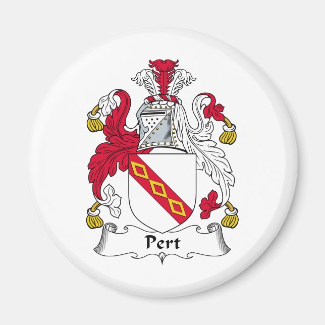 Imã Pert Family Crest (Frente)