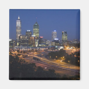 Imã Perth, Austrália. Vista do centro de Perth a parti