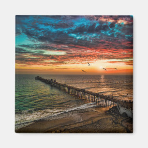 Imã Perto do oceano, Califórnia