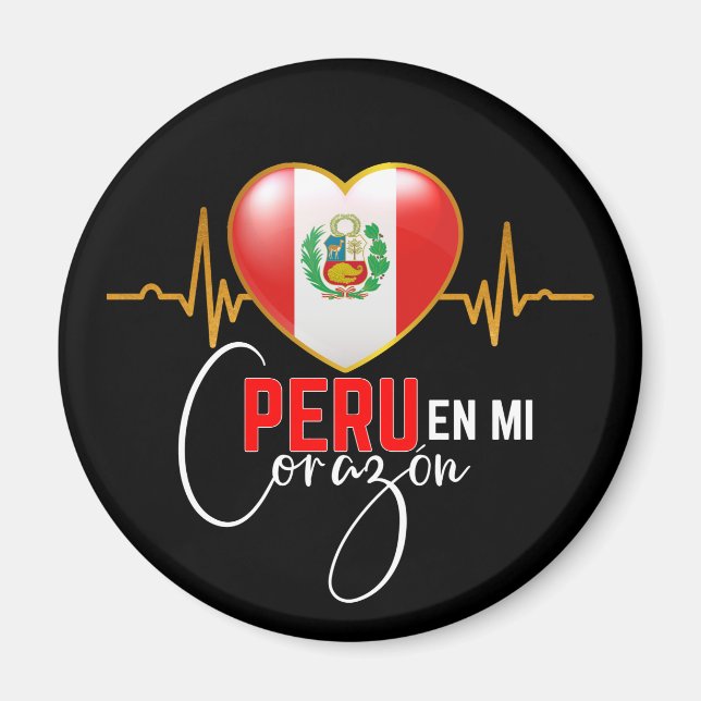 Imã Peru en mi Corazon Orgulho Peruano (Frente)