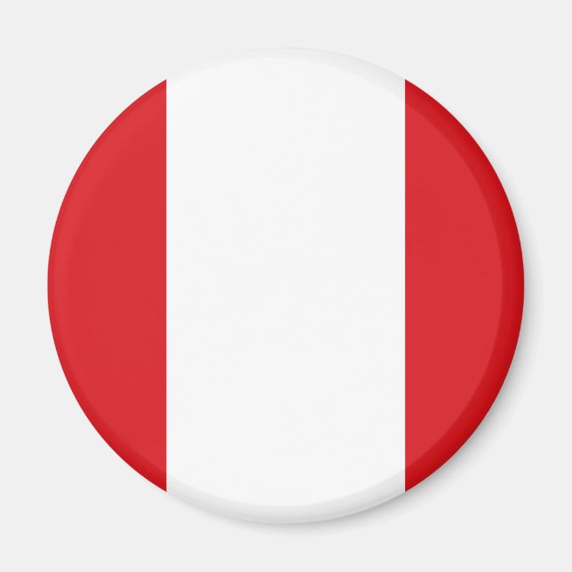 Imã Peru Flag Magnet (Frente)