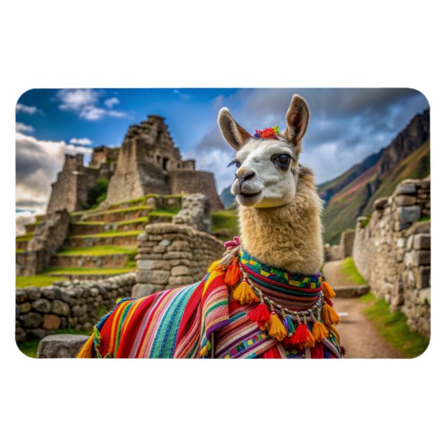 Ímã Peru Llama (Horizontal)