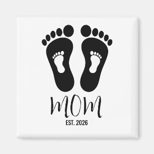 Imã Pés de Bebê de Nova Mãe Estabelecidos