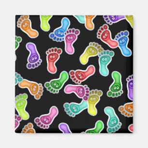 Imã Pés felizes do papel de parede