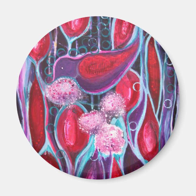 Imã Pesa um ímã original de reprodução de ART da Bloom (Frente)