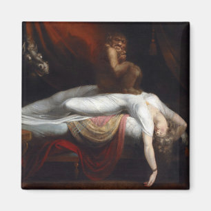 Imã Pesadelo de Henry Fuseli Gothic Macabre Dark Art